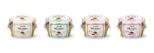 롯데웰푸드 파스퇴르 브랜드 첫 냉동 디저트 밀크브륄레 4종 출시