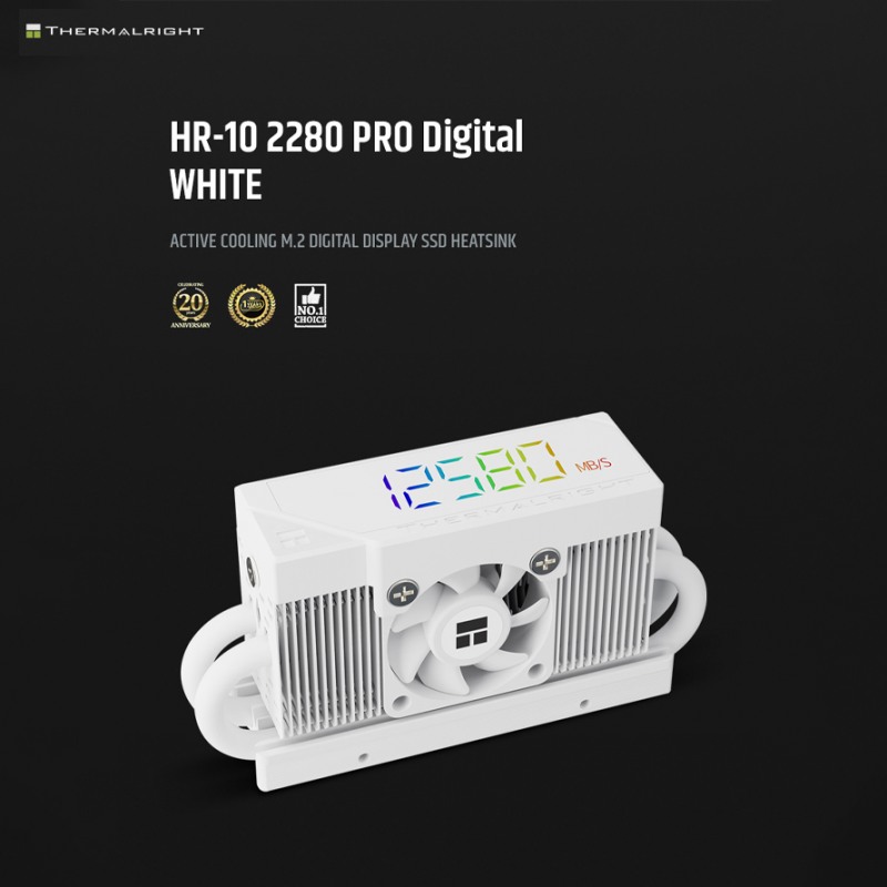 서린씨앤아이, 써멀라이트 M.2 SSD 히트싱크 ‘HR-10 2280 PRO 디지털’ 출시