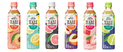 웅진식품, 티즐 패키지 디자인 리뉴얼