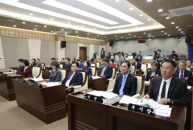 제261회 임시회 제2차 본회의 전경