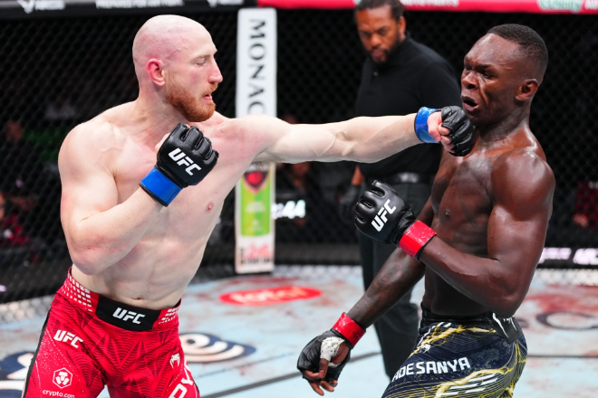 조 파이퍼 vs 이스라엘 아데산야.(사진=UFC 한국 미디어 커뮤니케이션)