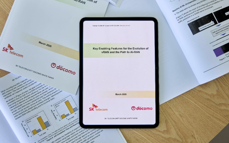 SKT·NTT도코모, 가상화 기지국·AI-RAN 기술 방향 담은 백서 공동 발간