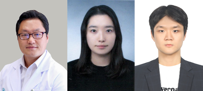 (왼쪽부터) 울산의대 서울아산병원 융합의학과 김준기 교수, 조민주 · 황준섭 연구원. 사진=서울아산병원
