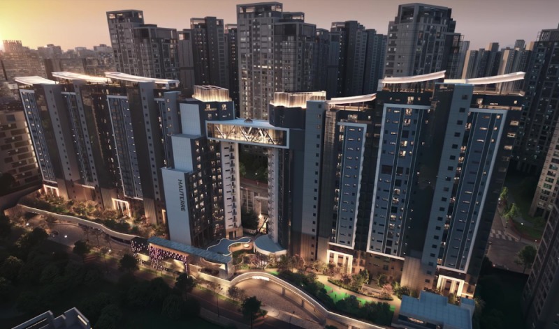 스카이브릿지 내 커뮤니티 시설이 조성되는 오티에르 반포.(사진=포스코이앤씨)