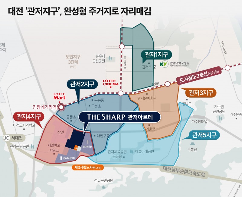 30년 축적된 계획도시 대전 ‘관저지구’, 완성형 지구로 재탄생