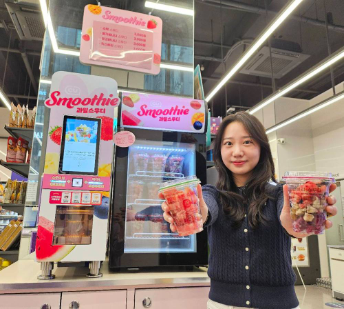 CU, 즉석 스무디 기계 200대 추가 도입