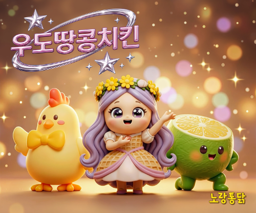 노랑통닭, AI 제작 ‘우도 땅콩 치킨’ 2차 광고 공개