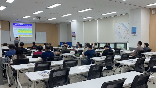 전년도 일반 경비원 교육 현장 모습