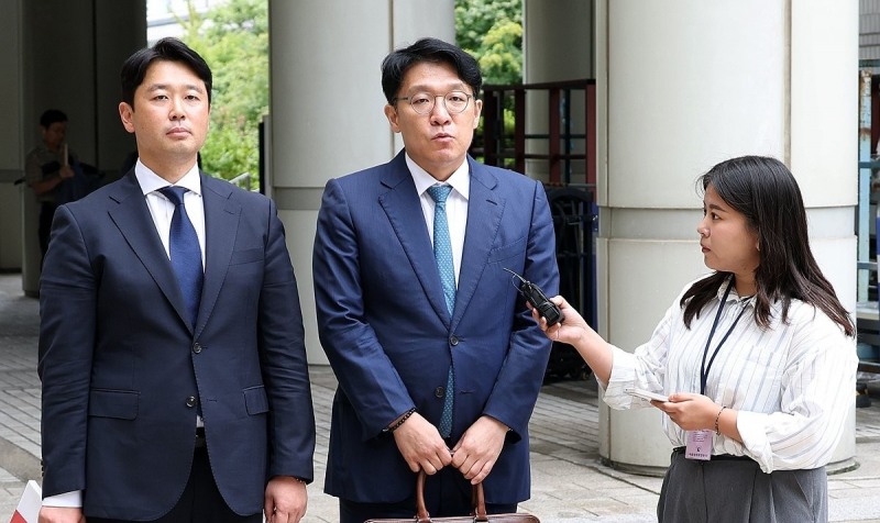 '공천청탁' 김상민 前검사 구속심사 출석(사진=연합뉴스)
