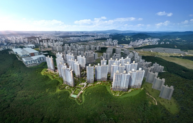 동탄 파라곤 3차 조감도.