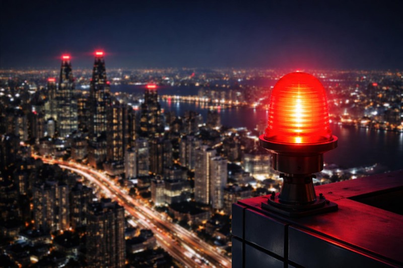 항공장애표시등.(사진=TS)