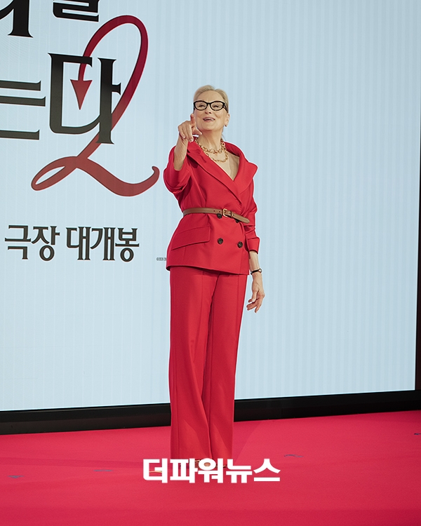 메릴 스트립, 영화 '악마는 프라다를 입는다 2' 내한 기자간담회
