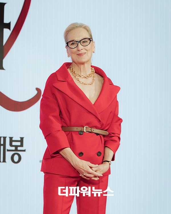 메릴 스트립, 영화 '악마는 프라다를 입는다 2' 내한 기자간담회