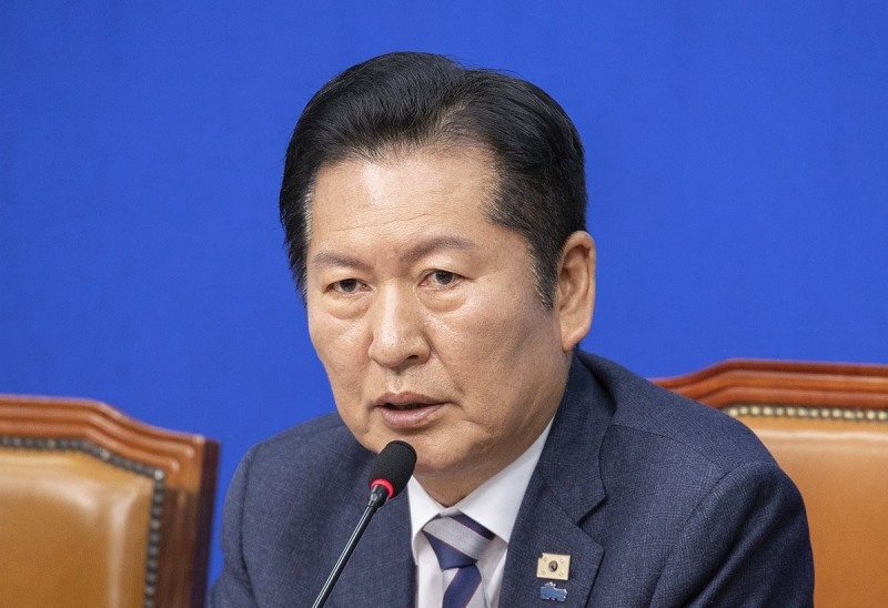 최고위원회의에서 발언하는 정청래 대표(사진=연합뉴스)