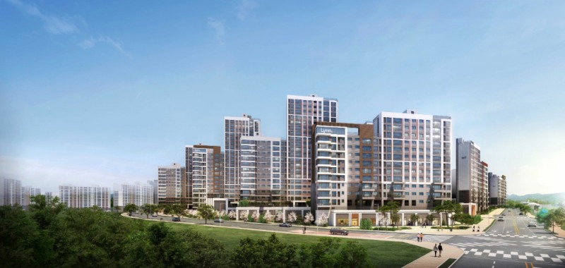 평택 고덕 우미린 프레스티지 투시도.