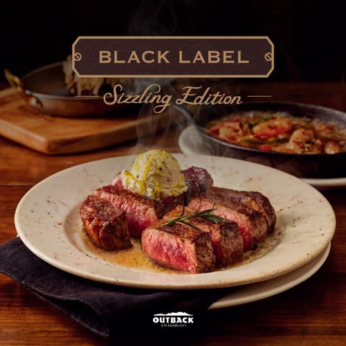 아웃백, 블랙라벨 씨즐링 에디션 신메뉴 출시