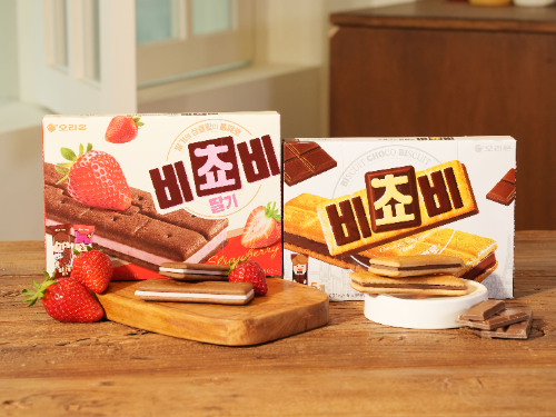 오리온, 비쵸비 생산라인 늘리고 딸기맛 선보여