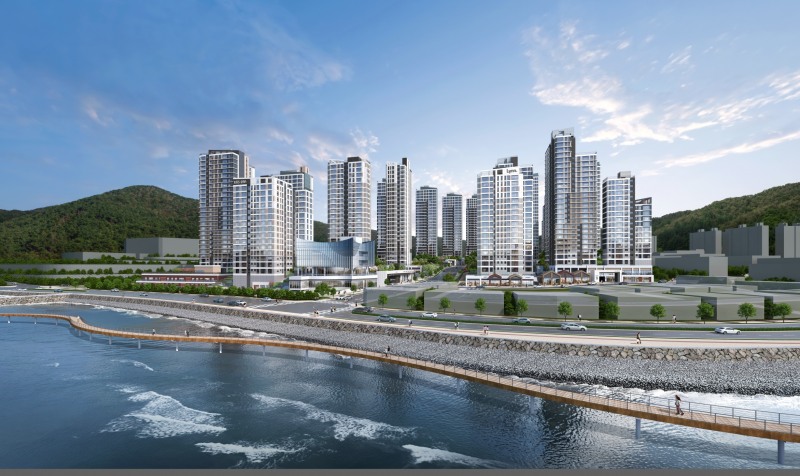 여수 소제 중흥S-클래스 우미린’ 투시도.(사진=중흥건설그룹)