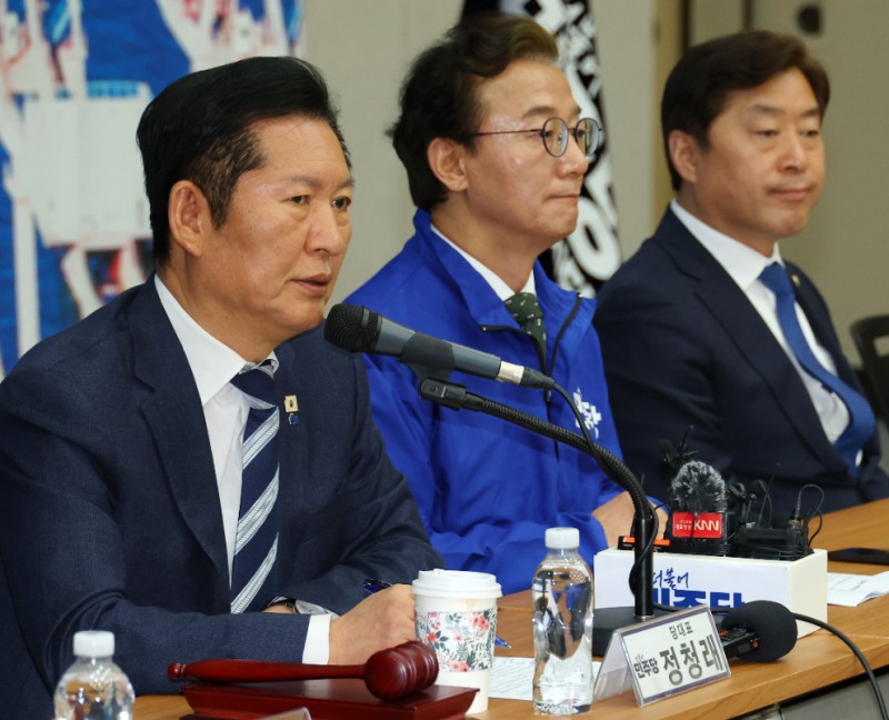 부산현장최고위 발언하는 정청래(사진=연합뉴스)