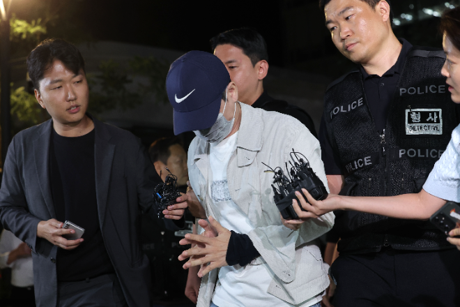 김건희특검 들어서는 이기훈 삼부토건 부회장.(사진=연합뉴스)