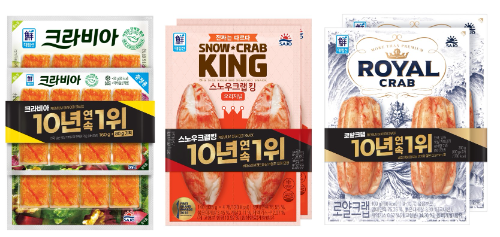 사조대림, 닐슨코리아 기준 2016~2025년 맛살 시장 점유율 10년 연속 1위