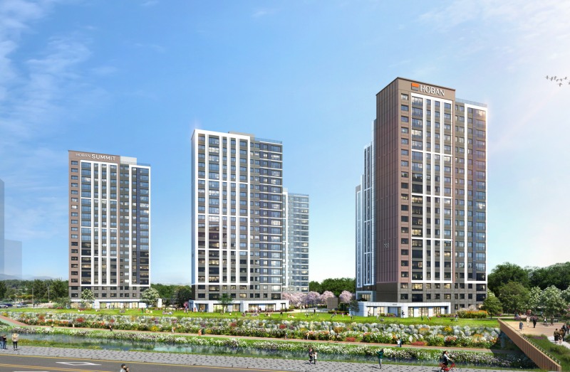 첨단3지구 A7블록 ‘호반써밋 첨단3지구’ 투시도