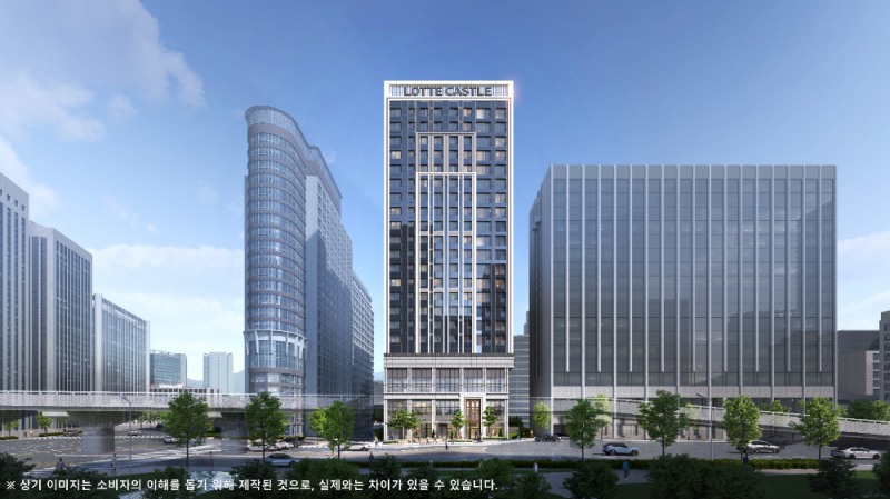 덕수궁 롯데캐슬 136 투시도.(사진=롯데건설)