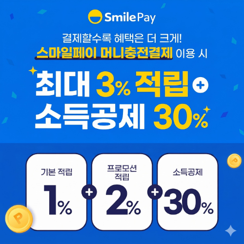 G마켓, 스마일페이 머니충전결제 서비스 프로모션 진행