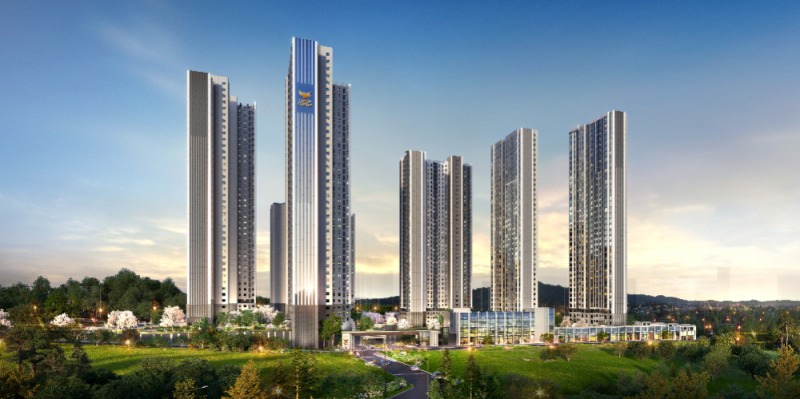 용호3구역 재건축’투시도.(사진=롯데건설)