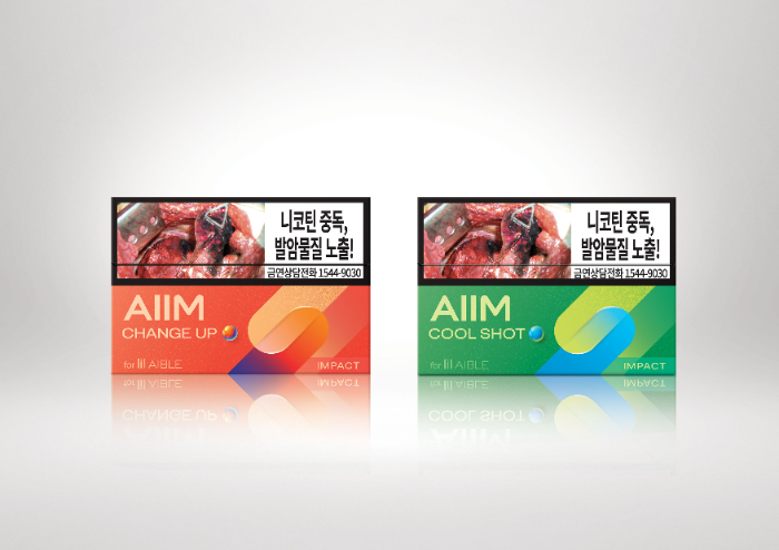 KT&G, 릴 에이블 전용스틱 신제품 ‘에임 체인지업’ ‘에임 쿨샷’ 출시