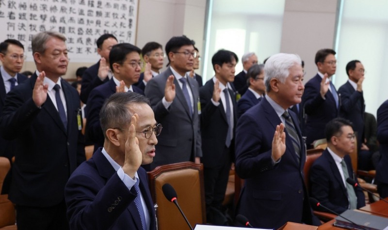 국조특위, '서해 공무원 피격' 청문회 증인선서(사진=연합뉴스)