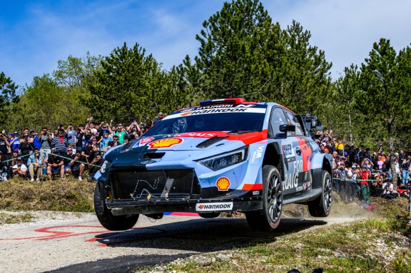 2026 WRC 크로아티아 랠리서 현대 쉘 모비스 월드 랠리팀.(사진=한국타이어)