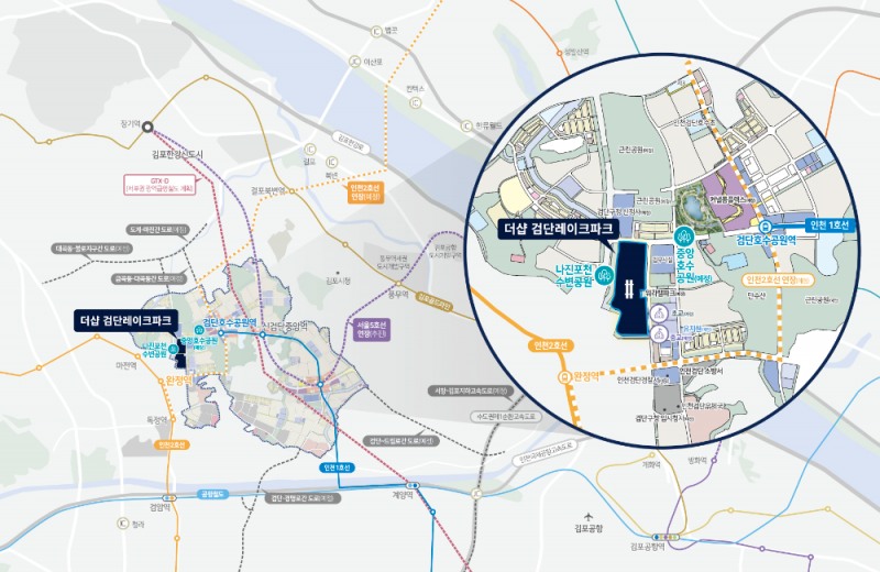 더샵 검단레이크파크 위치도.(사진=포스코이앤씨)