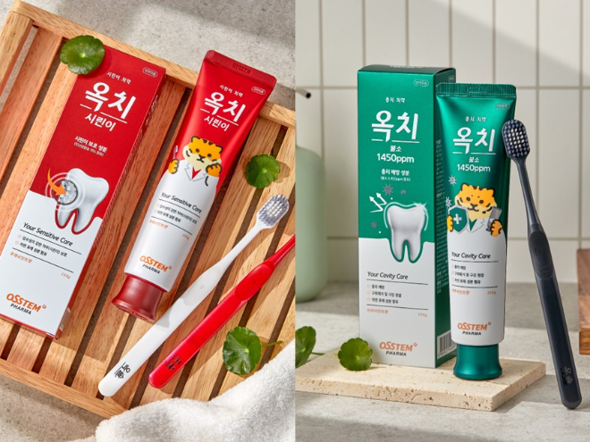 오스템파마, ‘옥치 시린이·불소 치약’ 2종 출시