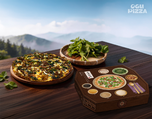 오구피자, 영월 단종문화제 한정 메뉴 ‘왕과 산나물 피자’ 현장 판매