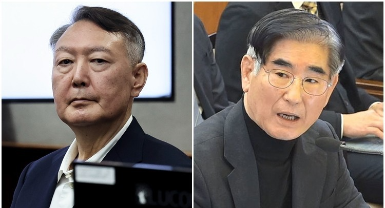 윤석열 전 대통령과 김용현 전 국방장관(사진=연합뉴스)