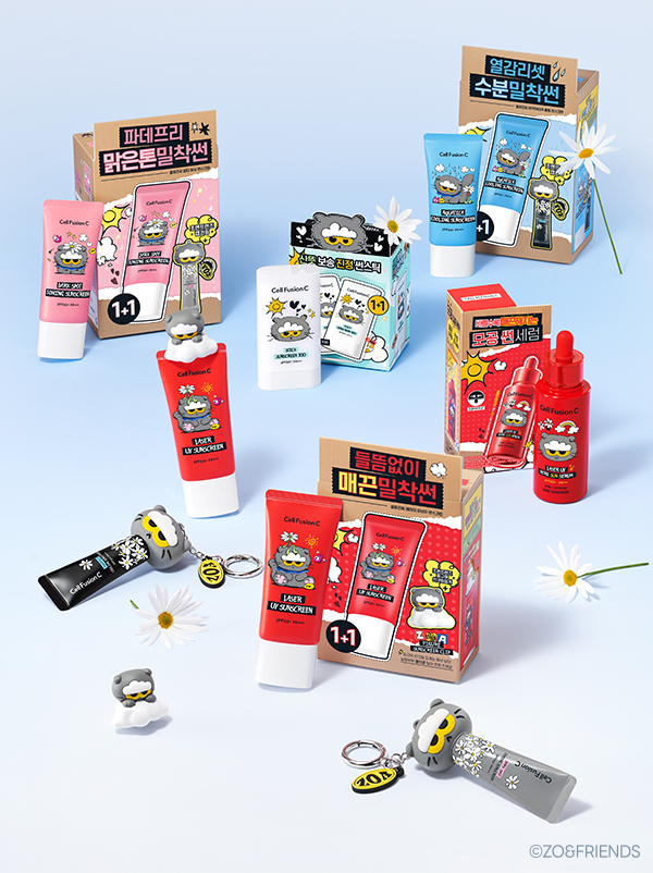 셀퓨전씨, 지드래곤 협업 캐릭터 ‘ZO&FRIENDS’ 썬케어 5종 선보여