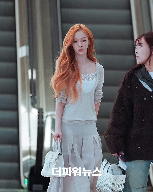 에스파 윈터, 김포국제공항 출국