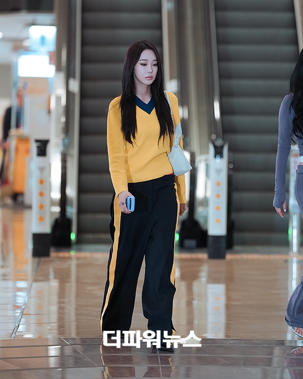 에스파 지젤, 김포국제공항 출국