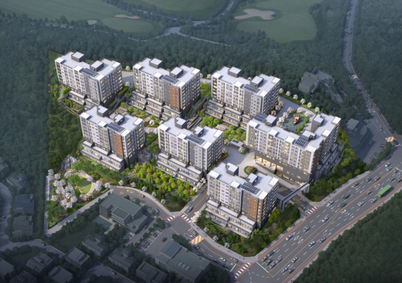 용인 플랫폼시티 라온프라이빗 아르디에 조감도.(사진=라온건설)