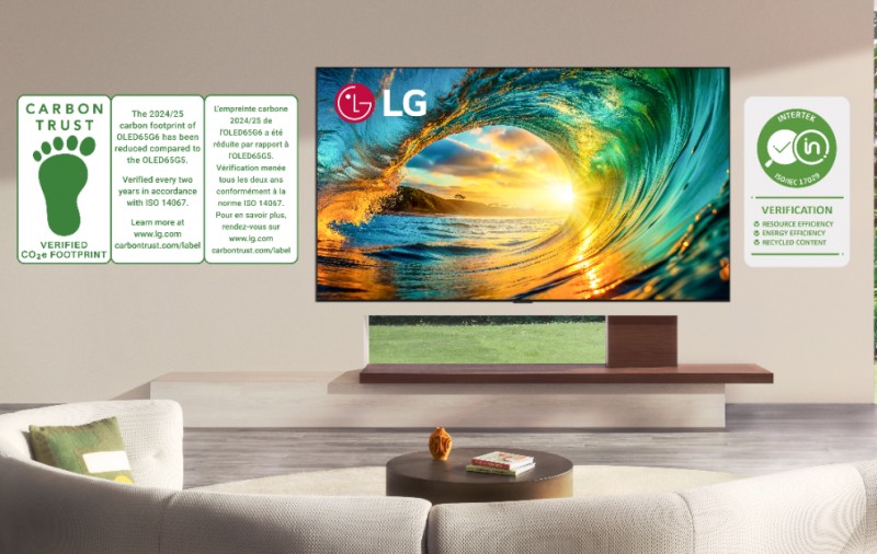 LG전자, 2026년형 TV 신제품 ESG 인증 3종 획득