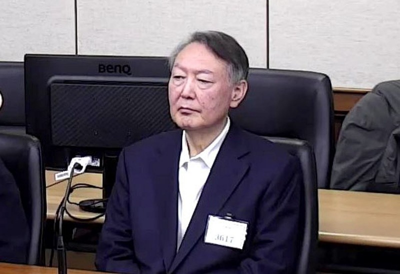 윤석열 '체포 방해' 재판 출석(사진=연합뉴스)