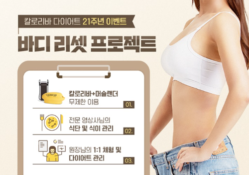 칼로리바 다이어트, ‘바디 리셋 프로젝트’ 종료...참가자 5kg 감량 사례 공개