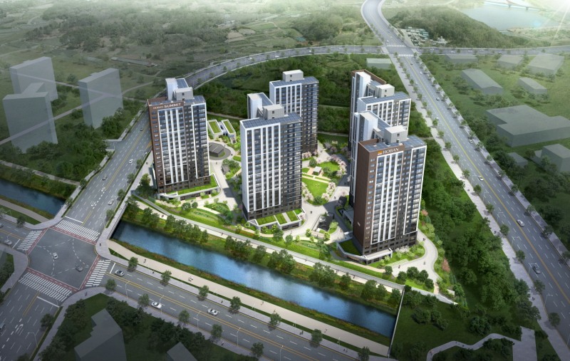 첨단3지구 A7블록 ‘호반써밋 첨단3지구’ 조감도