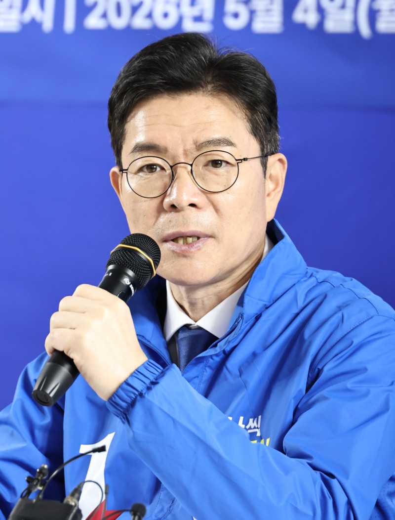 발언하는 정원오 후보(사진=연합뉴스)