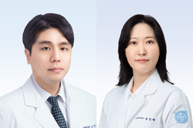 분당서울대병원 마취통증의학과 오탁규 교수(왼쪽), 송인애 교수(오른쪽)