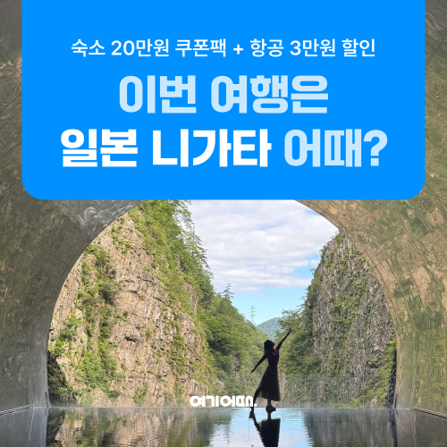 여기어때, 니가타현 숙박·항공 할인 프로모션 실시