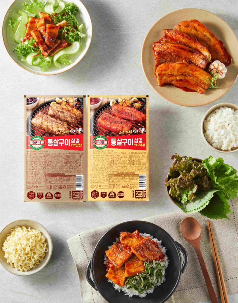 롯데웰푸드 분쇄육 대신 통살 선택...‘의성마늘 통살구이’ 4종 출시