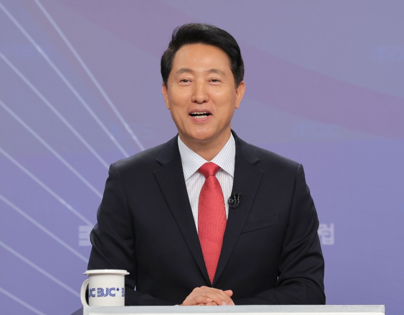 오세훈 서울시장 후보, 방송기자클럽 초청 토론회(사진=연합뉴스)