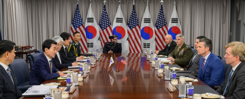 한미 국방 장관 회담(사진=연합뉴스)